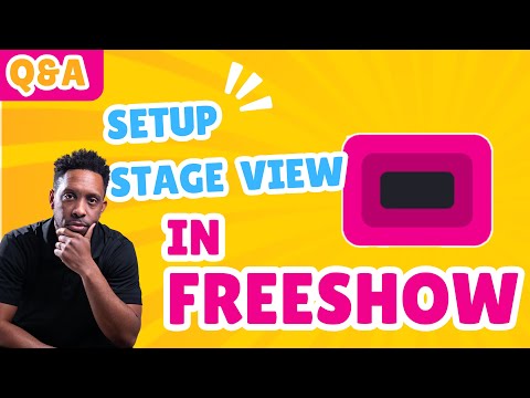 FreeShow Q&A - Stage View Setup #propresenter #freeshow #mediaministry