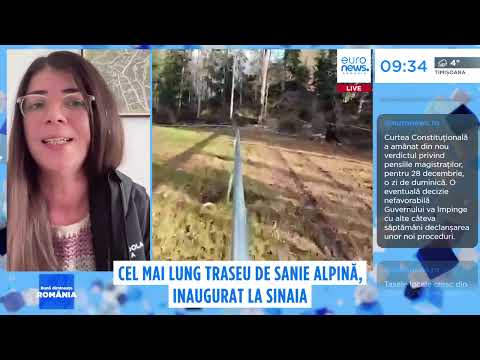 Sinaia: cel mai lung traseu de sanie alpină din România. La ce se pot aștepta vizitatorii
