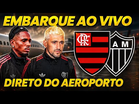 Embarque do Flamengo para jogo contra o Atlético-MG pelo Brasileirão 2026!