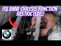 BMW chassis function restricted warning, How to prevent!!!