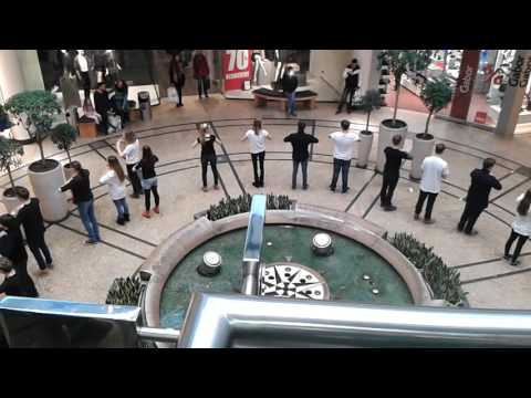 Flashmob im Alle Center. 16.1.2016