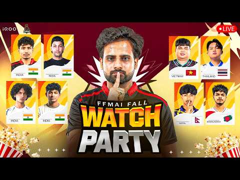 WATCHPARTY I FFMAI MAIN EVENT LIVE  WITH  iQOO TOTAL GAMING ESPORTS TG FOZYAJAY