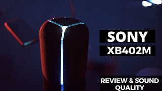 Sony SRS XB402M Review - Sound Quality Test - XB402G Extra Bass - great for travel