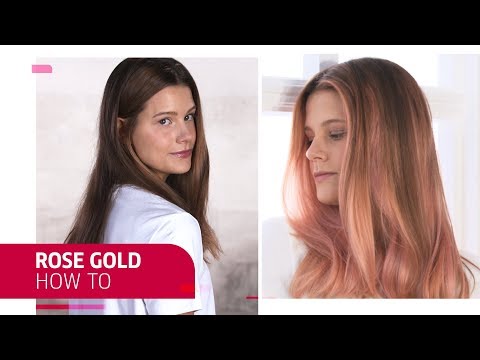 Rose Gold Hair Tutorial | Step by Step | Wella...