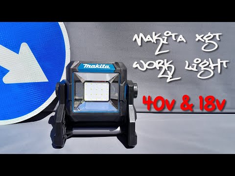 Makita Akumuliatorinis XGT® prožektorius ML003G video