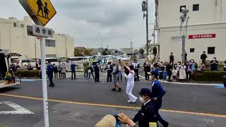 桐生市聖火リレー風景・3月30日