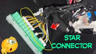 How to replace a Star Connector After your car stolen. Can Bus PCI IHS.