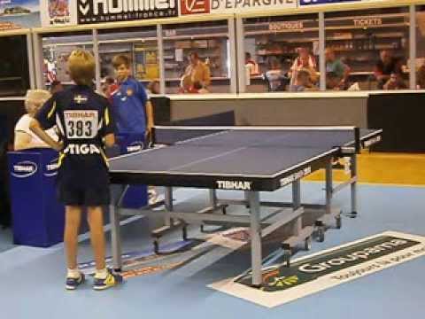 EURO MINI CHAMPS 2013 Table tennis Sidorenko V игра со шведом за выход в 16  2 3