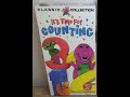 Barney Home Video Screener It S Time For Counting