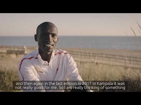 Joshua Cheptegei training in Portugal