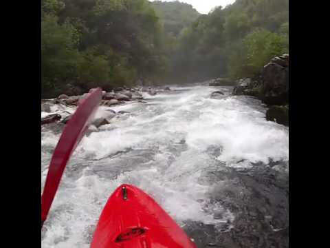 Couloir de l'apocalypse, vesubie river, france.