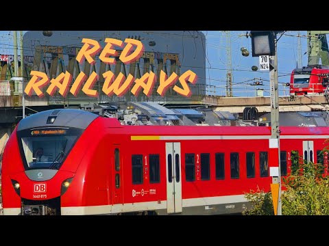 Regional Trains and S-Bahn in Cologne: The Red Railways TrainSpotting compilation