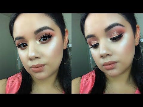 AFFORDABLE PEACHY BRONZE MAKEUP TUTORIAL | MOSTLY COLOURPOP! Video