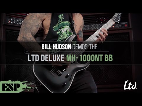 ESP LTD MH-1000NT BB BLKS Bold Binding Black Satin / Deluxe Series / Made In Korea / MH-1000NTBB / W26050268 image 15