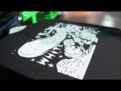 Comet white water based screen printing ink overview