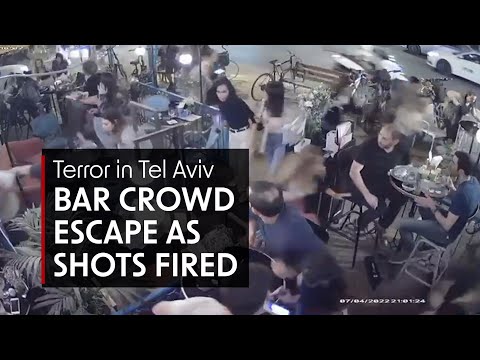 Terror in Tel Aviv: a bar crowd escape as gunman opens fire