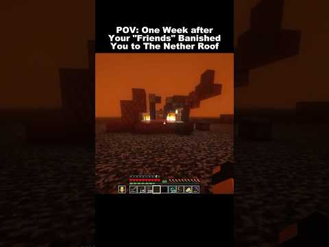 POV: You Escape the Nether after your Banishment #minecraft #camman18minecraft  #shorts