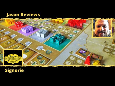 Jason’s Board Game Diagnostics of Signorie