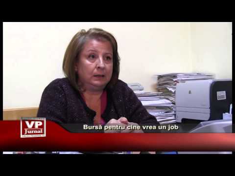 Bursă pentru cine vrea un job