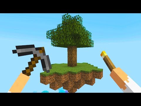 Minecraft Skyblock In Virtual Reality Is Terrifying