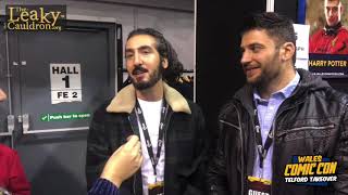 INTERVIEW: Durmstrang's Stan Yanevski & Tolga Safer at WALES COMIC CON 2019! video