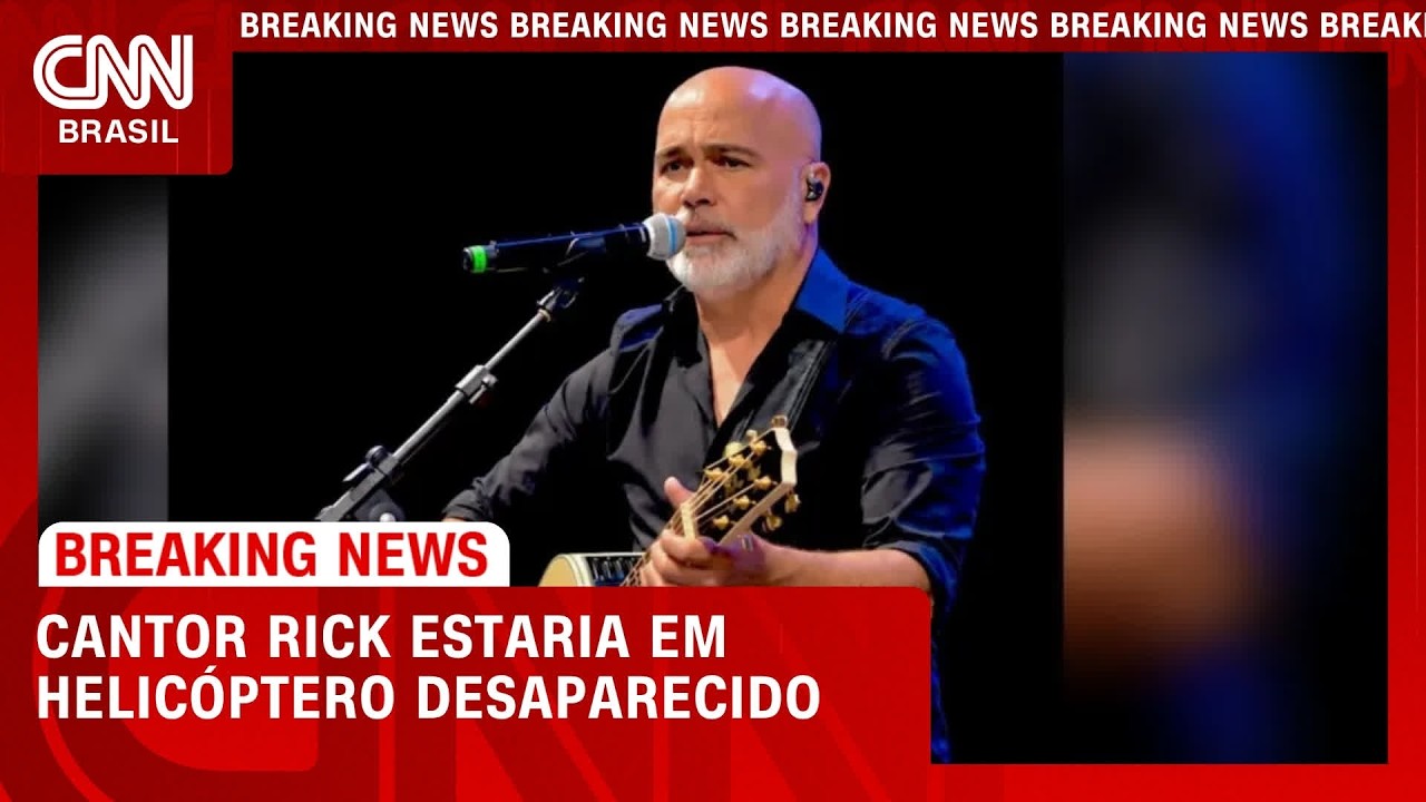 Helicóptero desaparece em SC com o cantor Rick e o empresário Bruno Avelar | HORA H