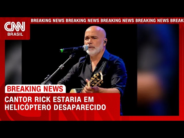 Helicóptero desaparece em SC com o cantor Rick e o empresário Bruno Avelar | HORA H