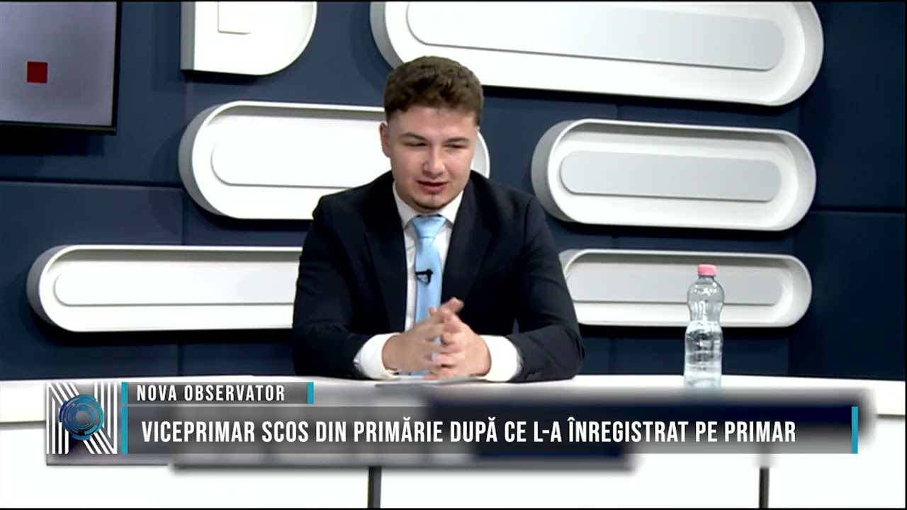 Viceprimar scos din primărie după ce l-a înregistrat pe primar