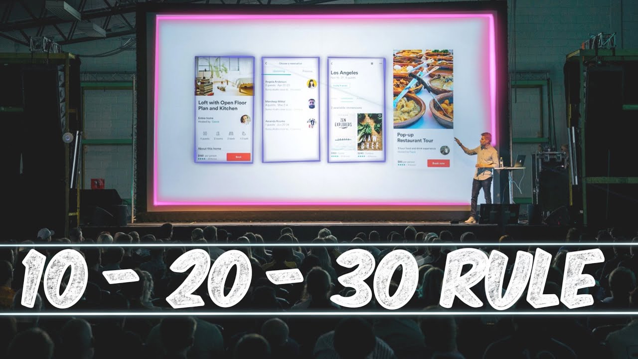 PowerPoint (Keynote) Tips | 10 - 20 - 30 Rule for Online Presentations