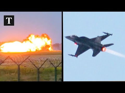 Polish F-16 Fighter Jet Crashes During Air Show Rehearsal
