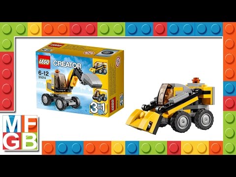 Vidéo LEGO Creator 31014 : La pelleteuse