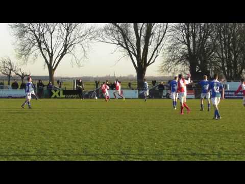 4 dec 2016 Schalkwijk 1 - UVV 1 com 3-2 Agekeurd doelpunt UVV
