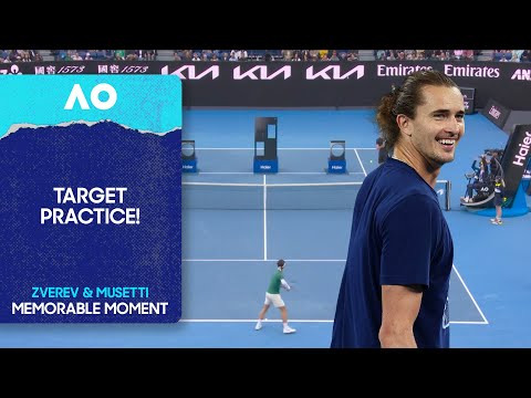 Zverev and Musetti Target Practice for Charity! | Australian Open 2026