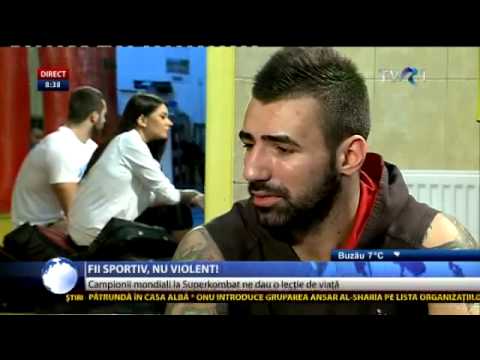 Interviu cu fraţii Stoica, campioni mondiali la SuperKombat