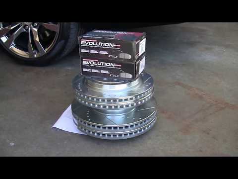 2014 Cadillac CTS VSport Power Stop Drilled & Slotted Rotors Installation