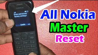 Nokia Master Reset, Factory Reset, Incorrect Password , Code Number Error, How To Reset Nokia Mobile