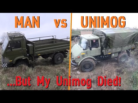 We Tried to do "MAN vs UNIMOG" - But my Unimog died!