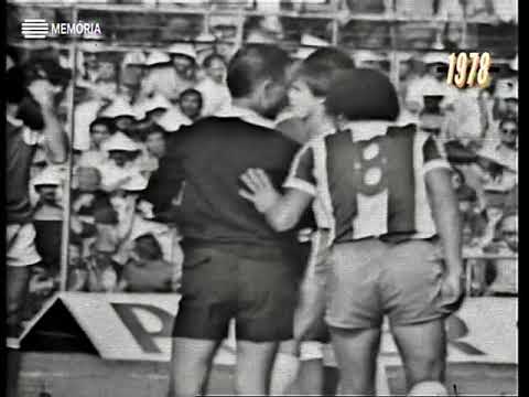 Porto-BENFICA 1977/78 Manuel Vicente assinala uma falta inexistente que dá origem ao golo de Ademir.