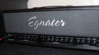 Video thumbnail for Egnater Vengeance 120 watt head demo full mix with bass by Codie J