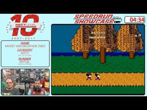 Speedrun Showcase -  Mickey Mousecapade (NES) by MrPzak in 9:33