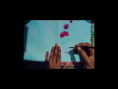 Beautiful birthday greeting #how to make birthday greeting #Birthday card @Dhakshinya's World