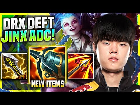 DEFT BRING BACK HIS ICONIC JINX WITH NEW ITEMS! - DRX Deft Plays Jinx ADC vs Caitlyn!