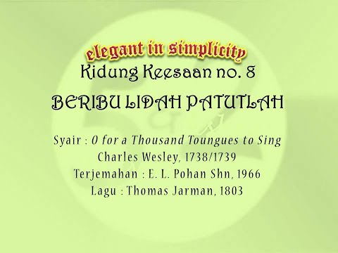 Kidung Keesaan 8 Beribu Lidah Patutlah _eis*