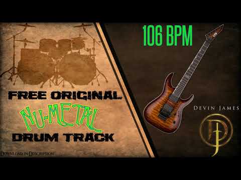 Nu-Metal Styled Free Original Drum Track - 106 BPM (FREE DOWNLOAD)