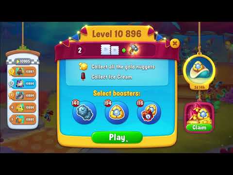 FISHDOM: 🐠🐬🦈 💥💥 Level 10895, 10896 💥💥 No Boosters 💣🧨 💥💥