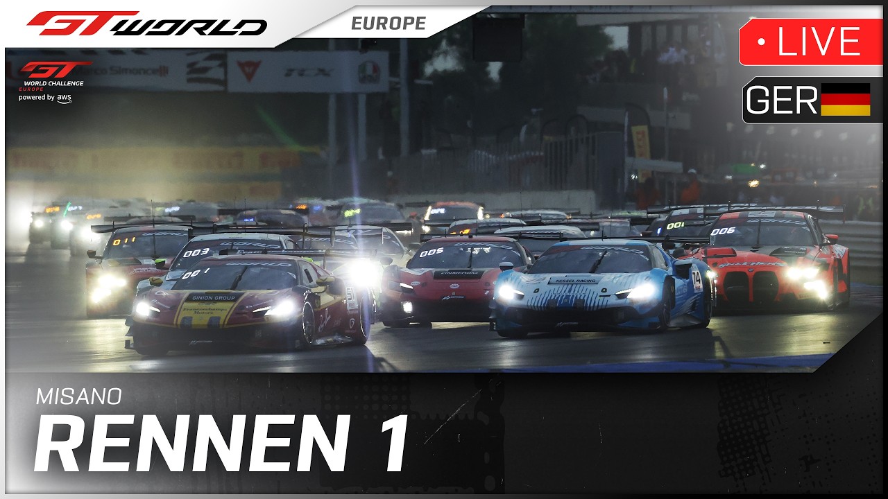 LIVE | Rennen 1 | Misano | GT World Challenge powered by AWS 2026 (Deutsch)