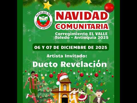 Navidad comunitaria 2025 El Valle de Toledo-  El Dueto Revelación