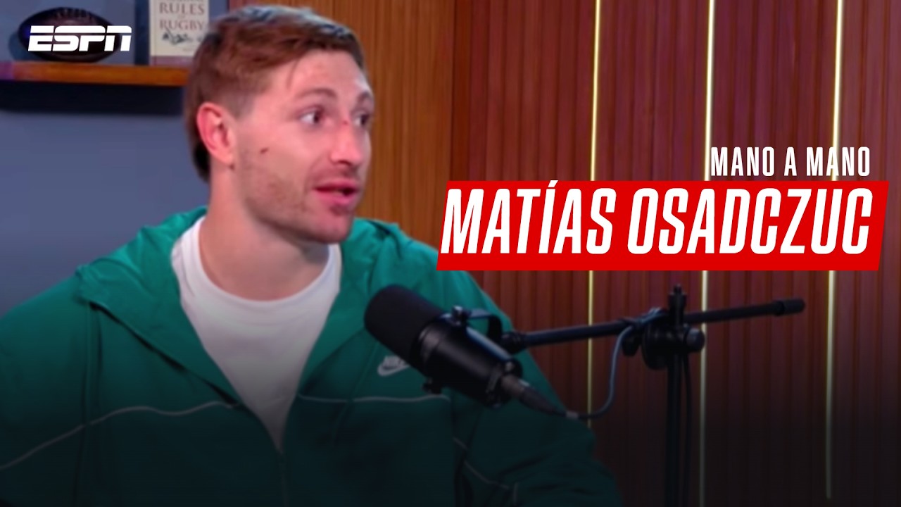 "TODOS LOS JUGADORES DE ARGENTINA QUISIERAN TENER ESTA CAMISETA": MATÍAS OSADCZUC MANO A MANO