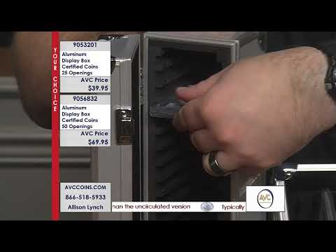 Aluminum Display Box - Certified Coins - 25 or 50 Openings