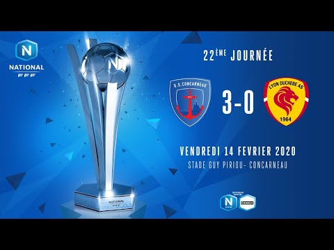 J22 | US Concarneau - Lyon-Duchère AS (3-0), le résumé I National FFF 2019-2020